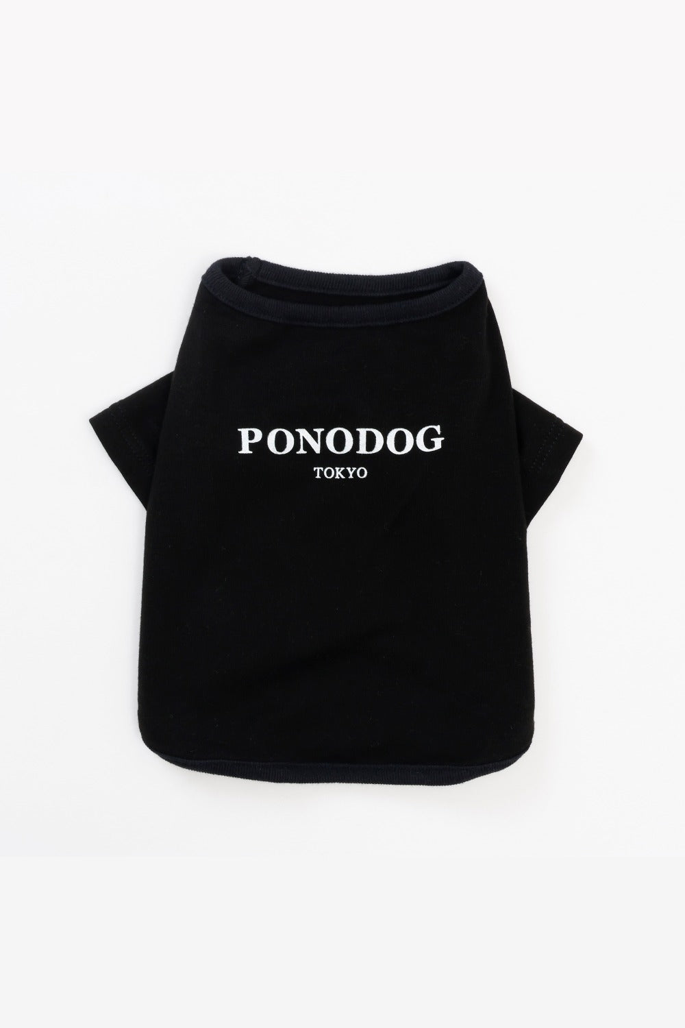 PONODOG Warm Logo Tee｜シンプルな日本製犬服・伸縮性に優れた吸湿発熱素材の犬用Tシャツ