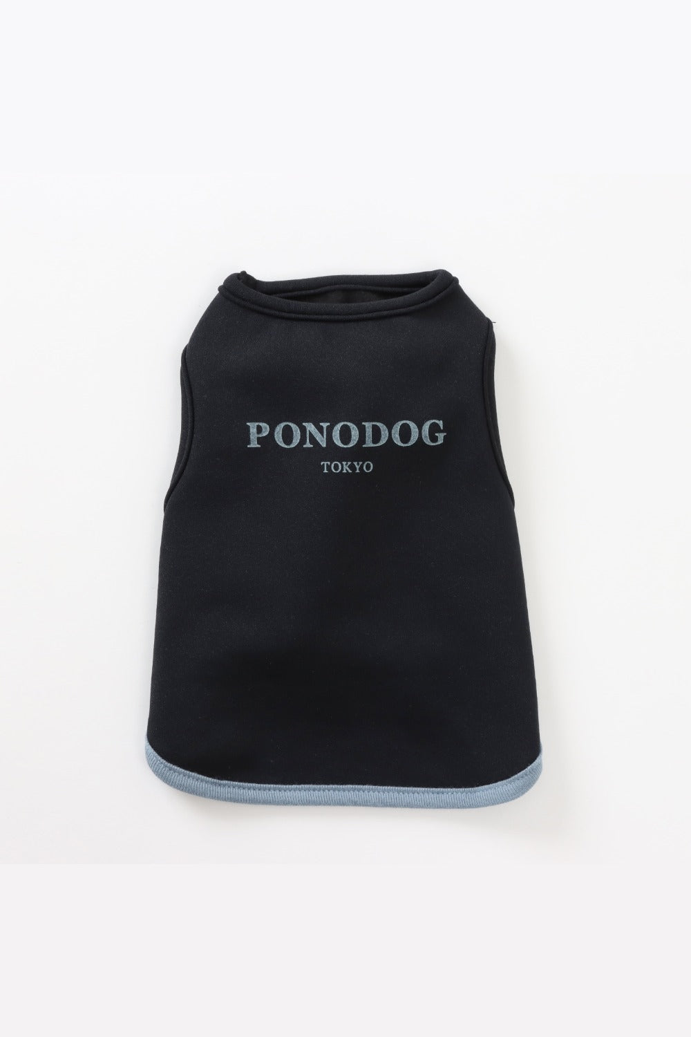 PONODOG Warm Logo Sweat Black｜日本製のシンプルな犬服・吸湿発熱機能を備えた裏起毛スウェット