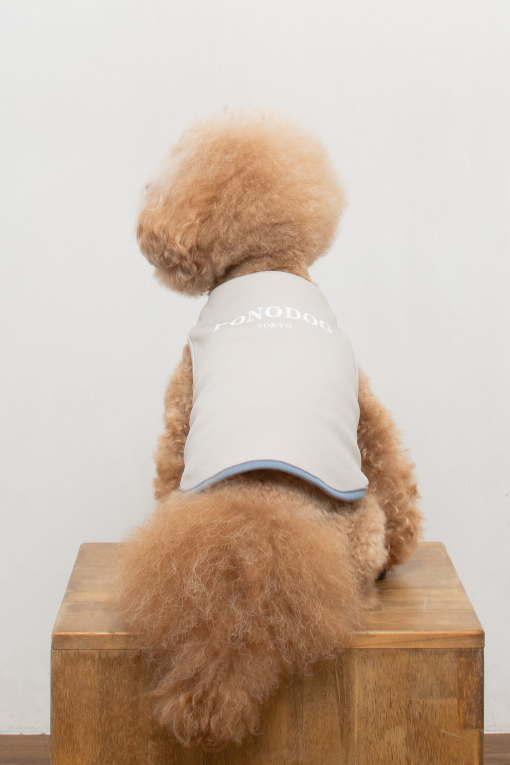 PONODOG Warm Logo Sweat Grey｜日本製のシンプルな犬服・吸湿発熱機能を備えた裏起毛スウェット