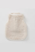 Puff Vest White｜犬 服 ボア ベスト ドッグウェア 冬 防寒