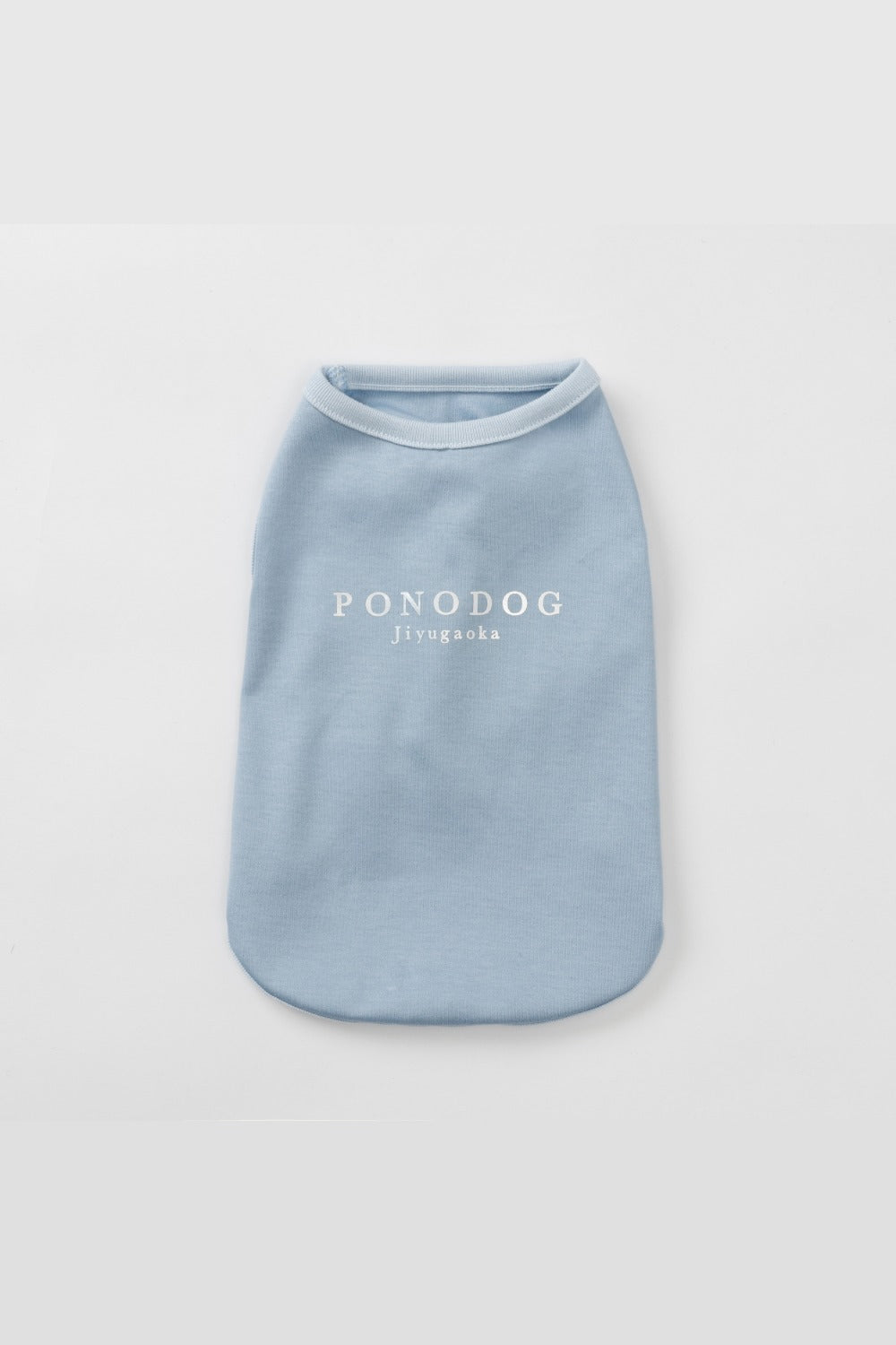 Cooling Tee - Blue Grey｜箔プリントの接触冷感Tシャツ