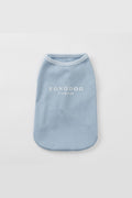 Cooling Tee - Blue Grey｜箔プリントの接触冷感Tシャツ