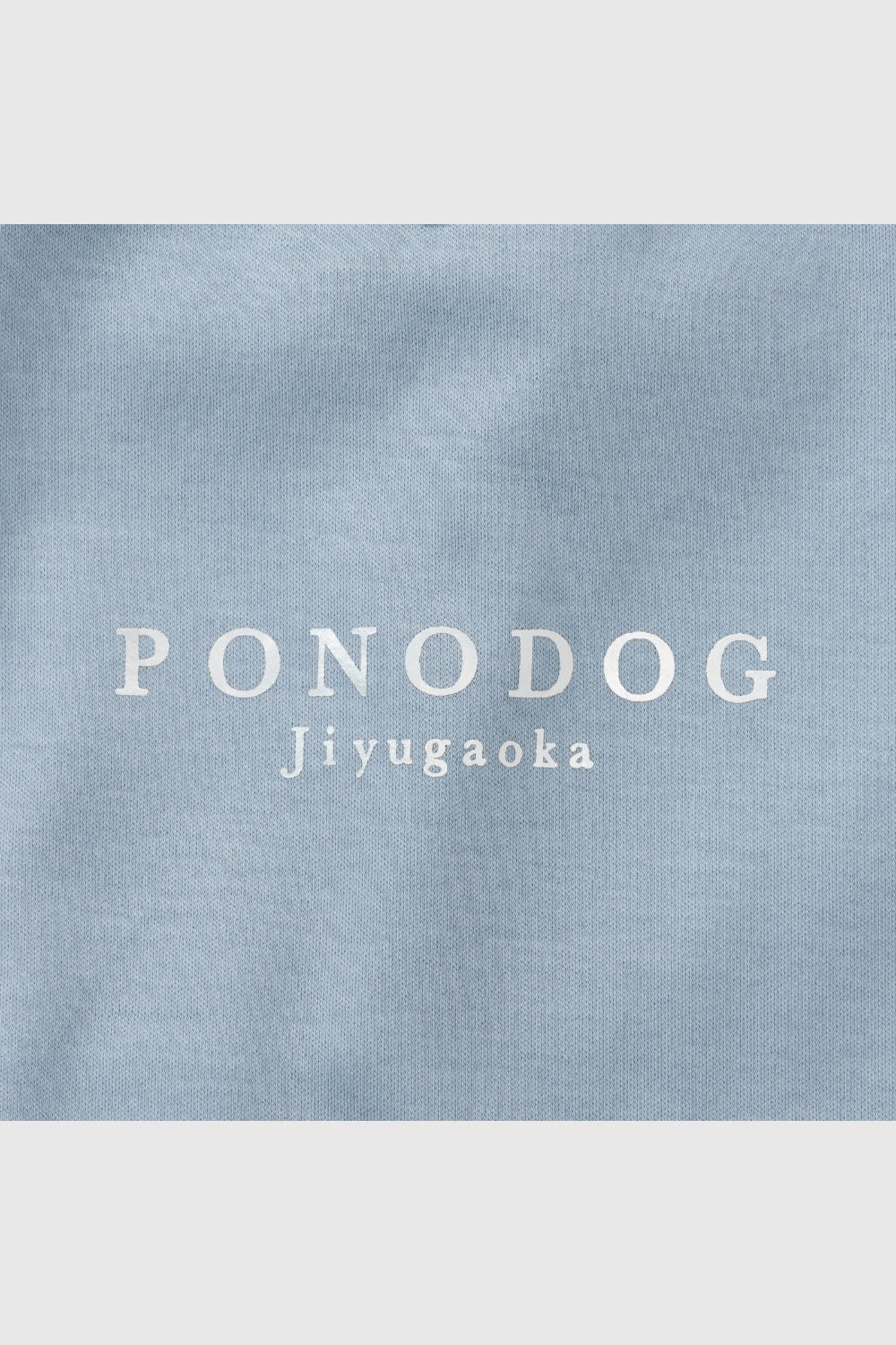 Cooling Tee - Blue Grey｜箔プリントの接触冷感Tシャツ