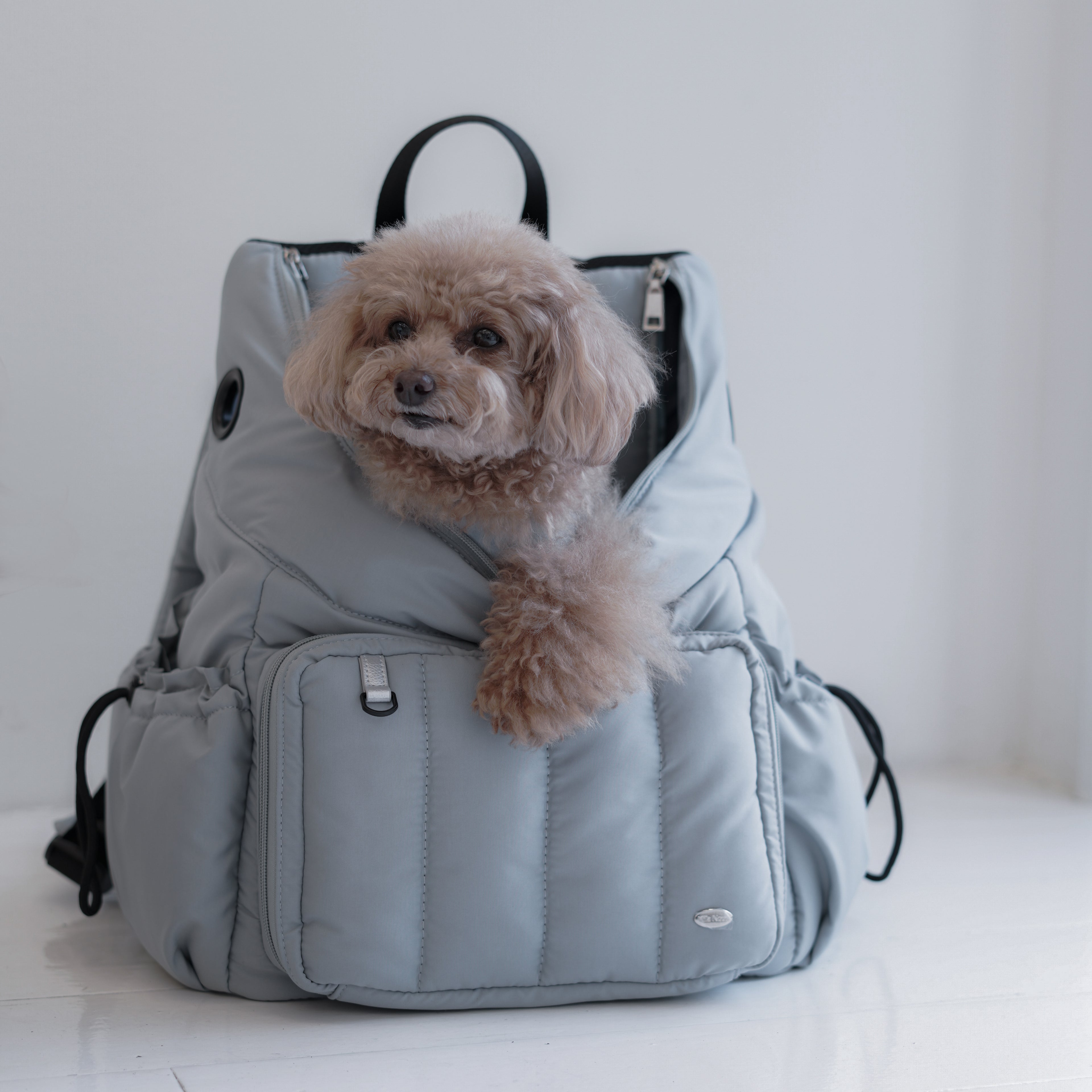 Backpack Carrier M - Blue Grey / Blue Piping