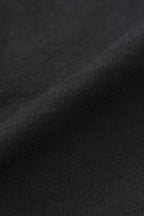 PONODOG Aegean Organic Cotton Tee ブラック｜オーガニックコットン天竺生地の質感