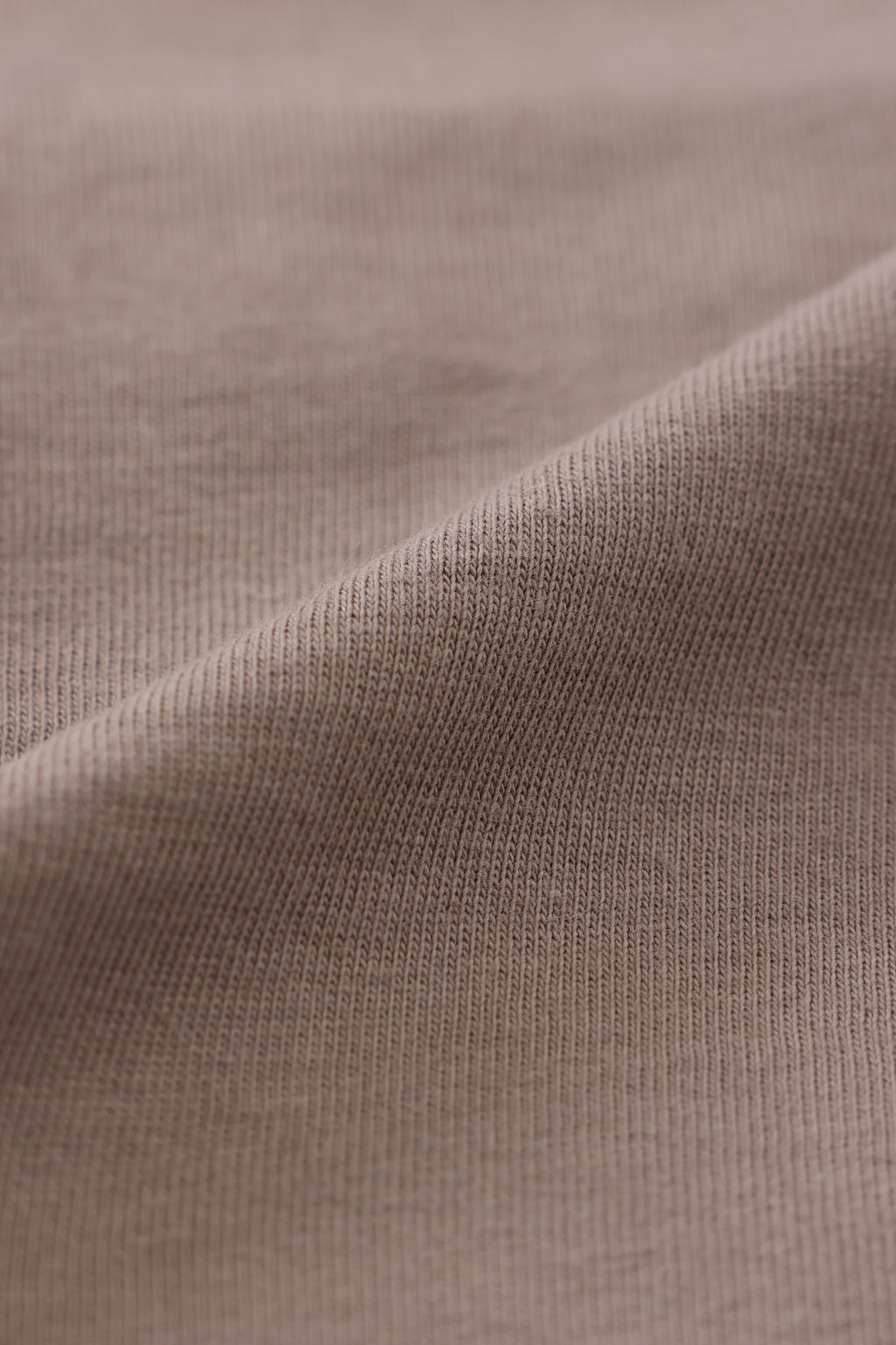 PONODOG Aegean Organic Cotton Tee グレージュ｜オーガニックコットン天竺生地の質感