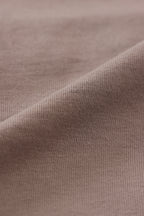 PONODOG Aegean Organic Cotton Tee グレージュ｜オーガニックコットン天竺生地の質感