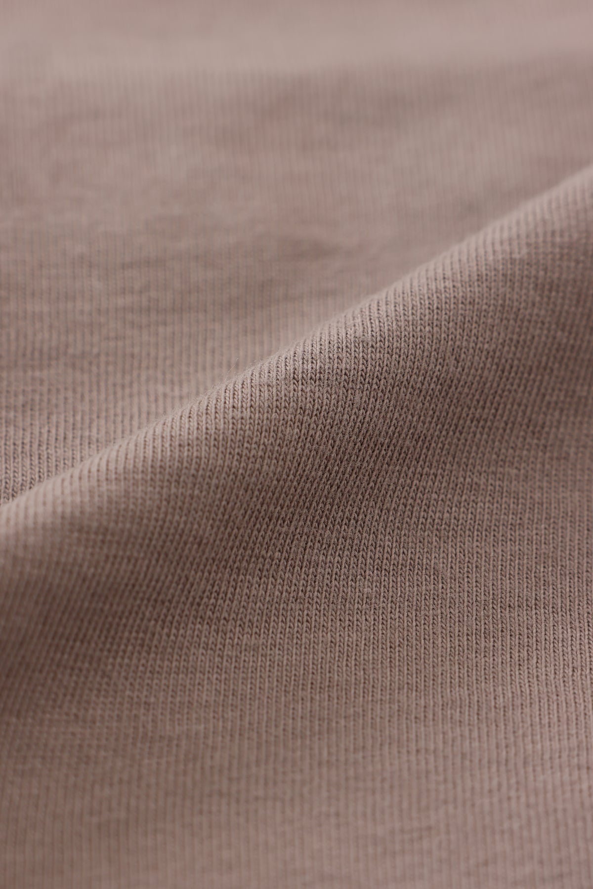 PONODOG Aegean Organic Cotton Tee グレージュ｜オーガニックコットン天竺生地の質感
