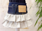 Denim Rose スウェットフリルスカート