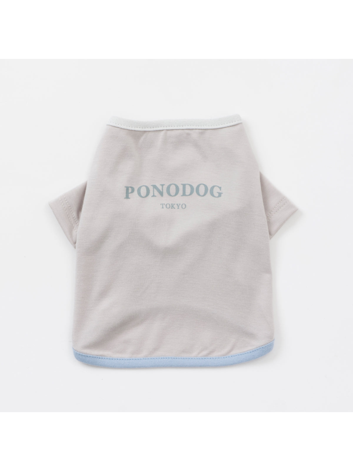 Warm Logo Tee - Light Grey｜伸びて動きやすい、吸湿発熱Tシャツ