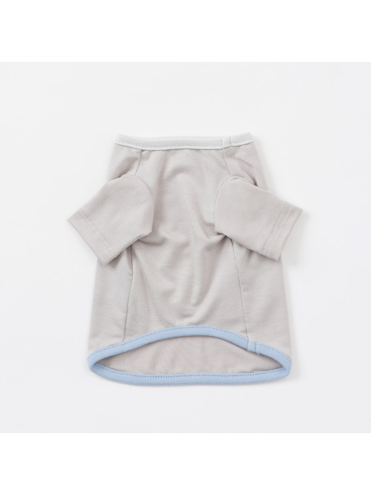 Warm Logo Tee - Light Grey｜伸びて動きやすい、吸湿発熱Tシャツ