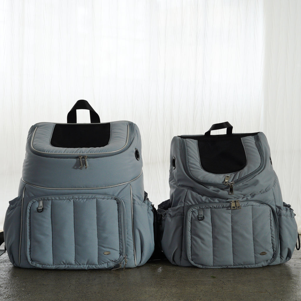 Backpack Carrier M - Blue Grey / Blue Piping