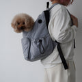 Backpack Carrier M - Blue Grey / Blue Piping