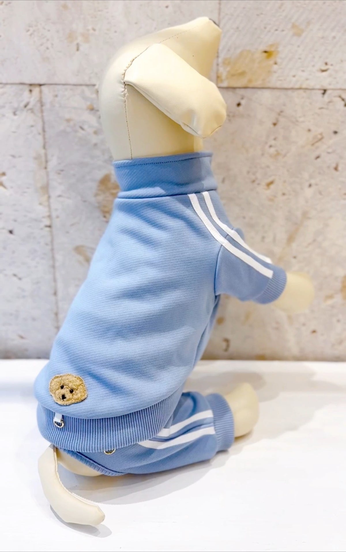 Denim Rose ワッペンジャージパンツ