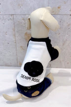 Denim Rose ビッグワッペンボアトレーナー