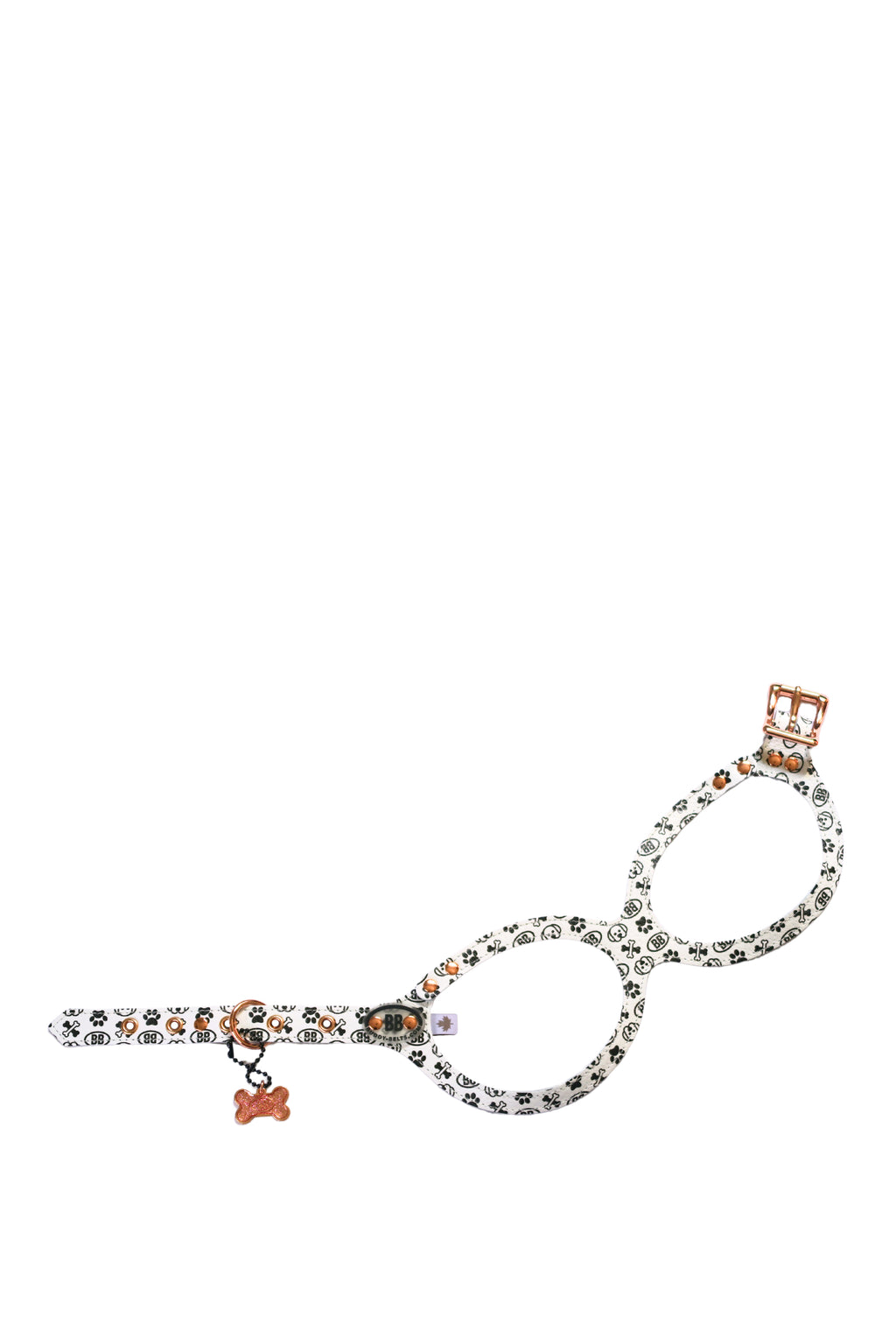BuddyBelts Harness & Lead – Blanc