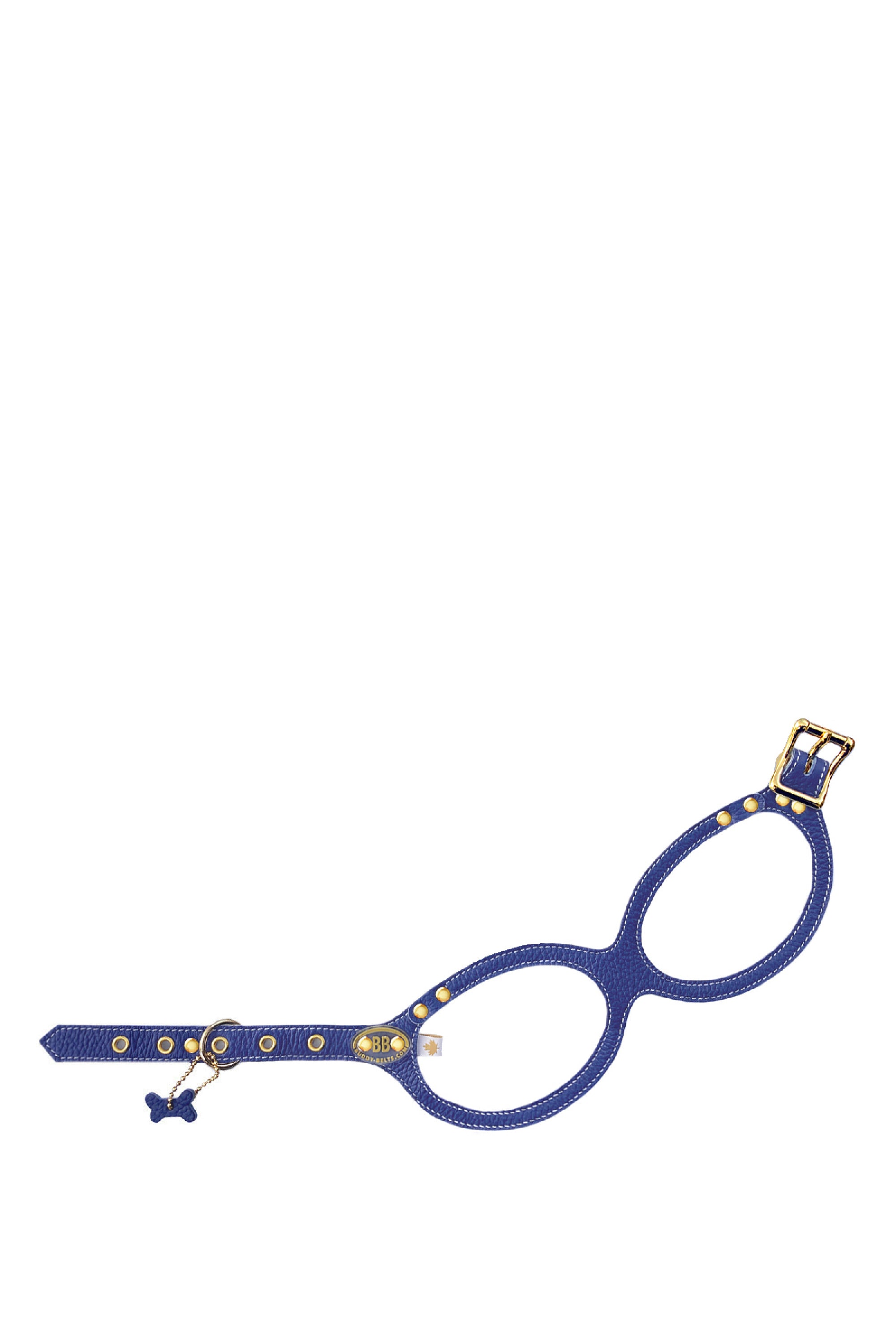 BuddyBelts Harness & Lead – Emblem Blue