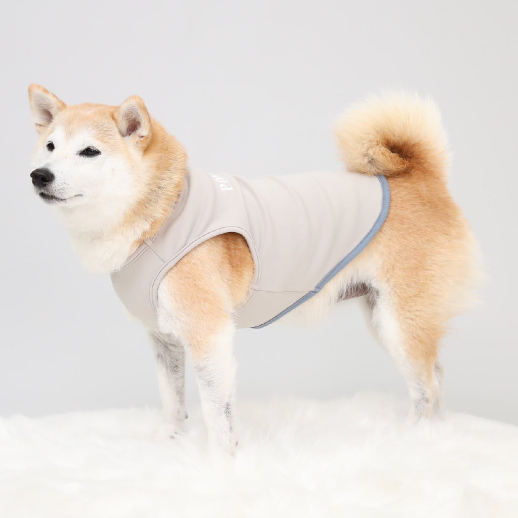 Warm Logo Sweat - Grey × Blue Grey