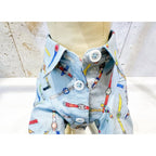 Denim Rose ワッペンウォッチ柄シャツ