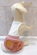 Denim Rose ワッペンボアパンツ
