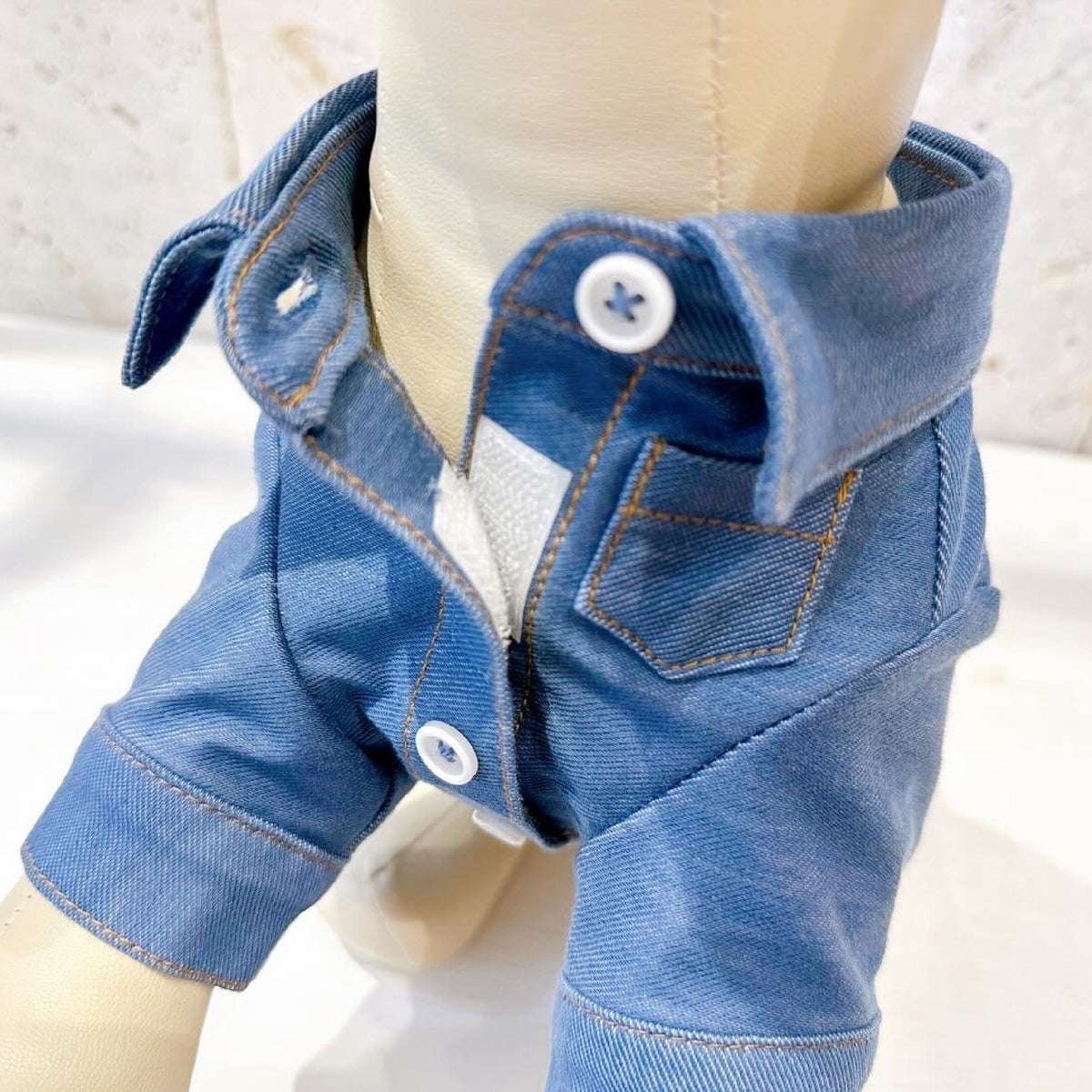 Denim Rose ワッペンデニムシャツ