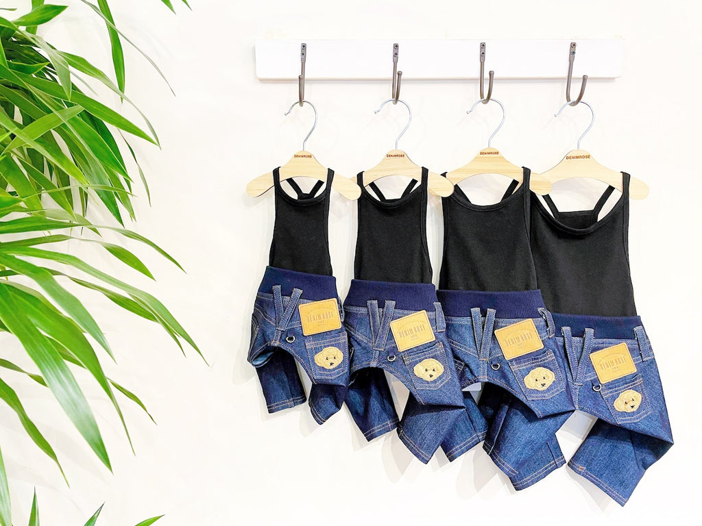 Denim Rose ワッペンデニムパンツ