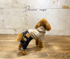 Denim Rose ワッペンデニムパンツ