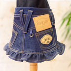 Denim Rose ワッペンデニムスカート