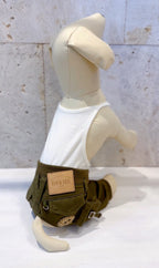 Denim Rose ワッペンカーゴパンツ