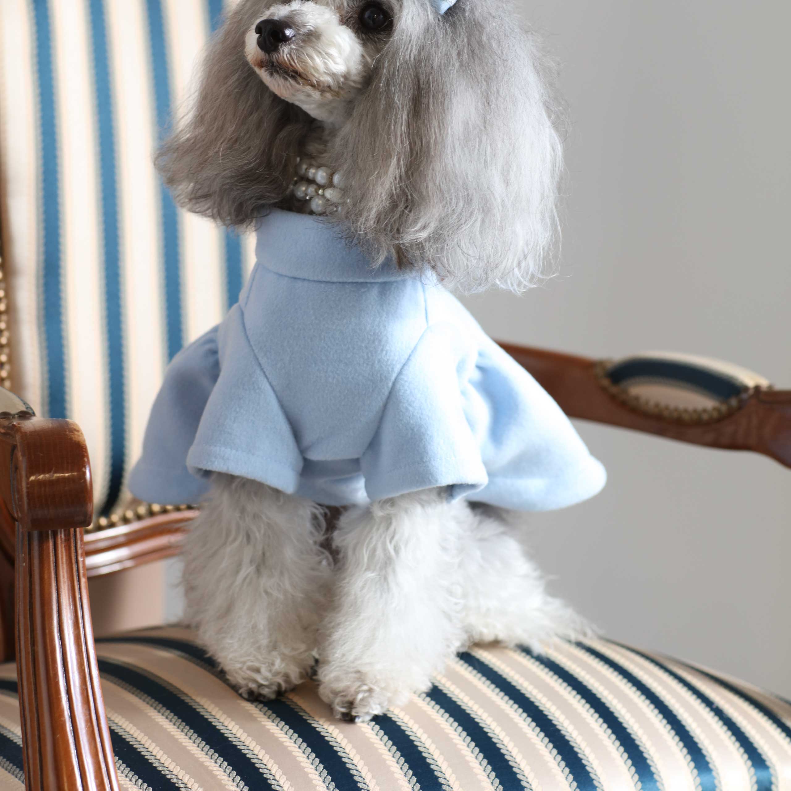 Flare Coat - Light Blue