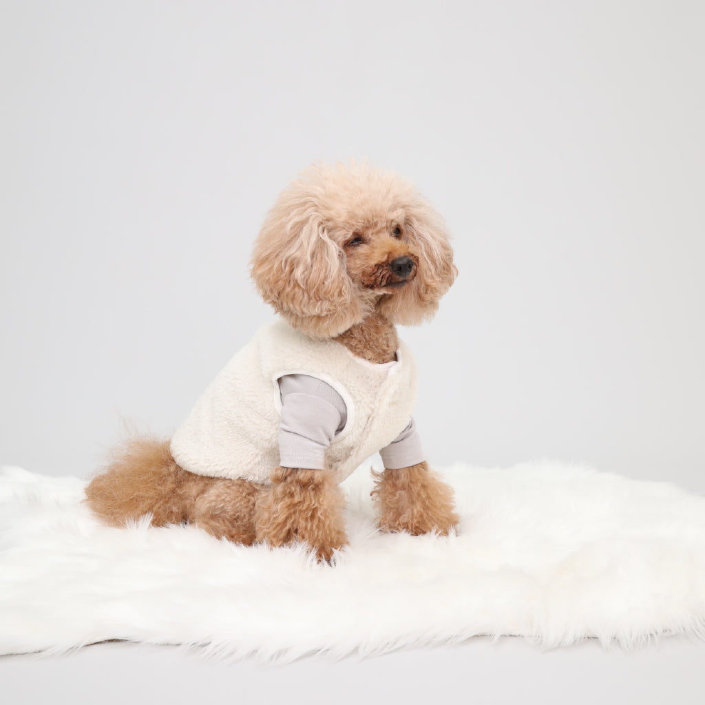 Puff Vest - White