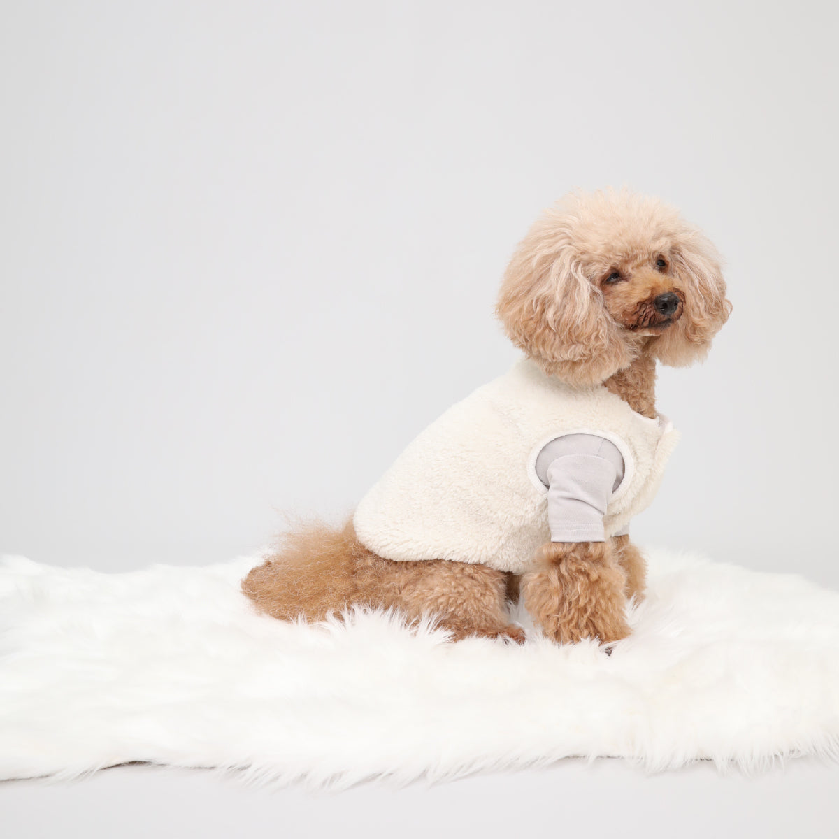 Puff Vest - White