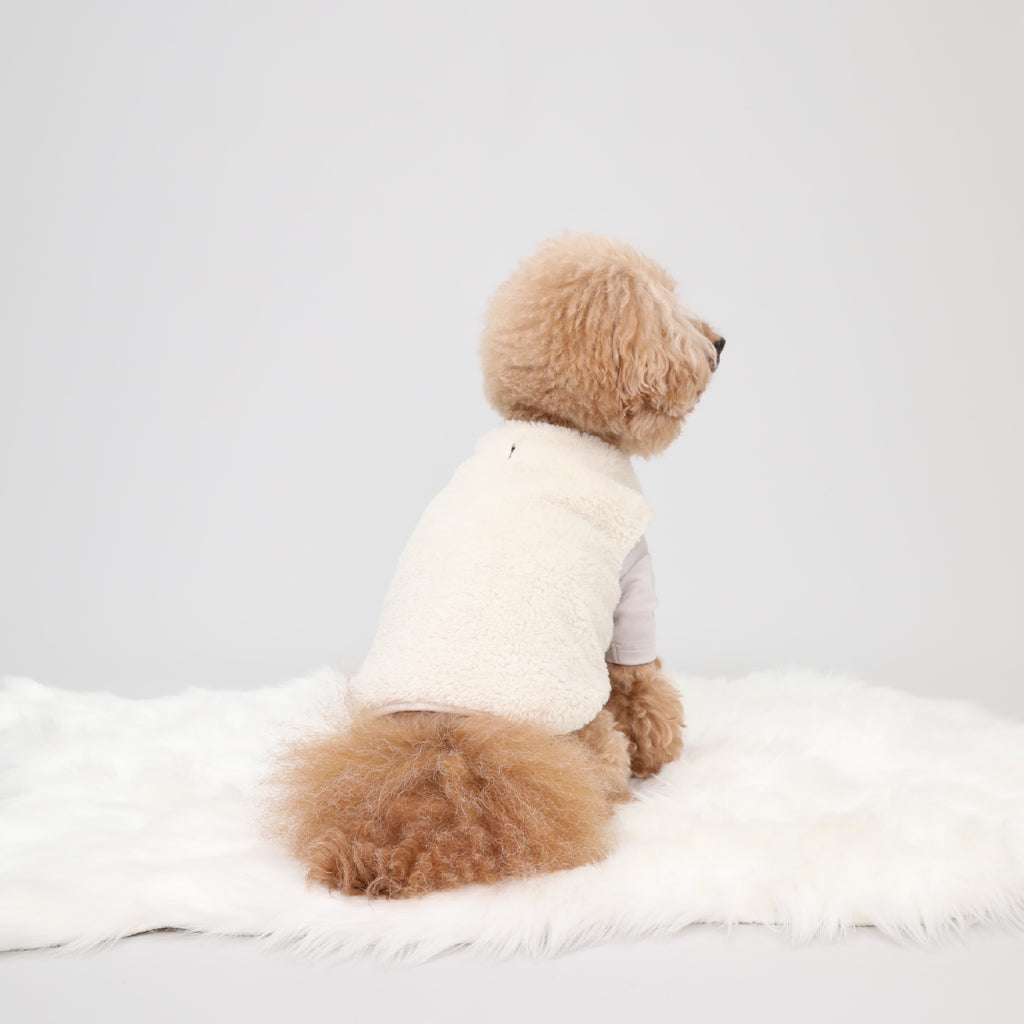 Puff Vest - White