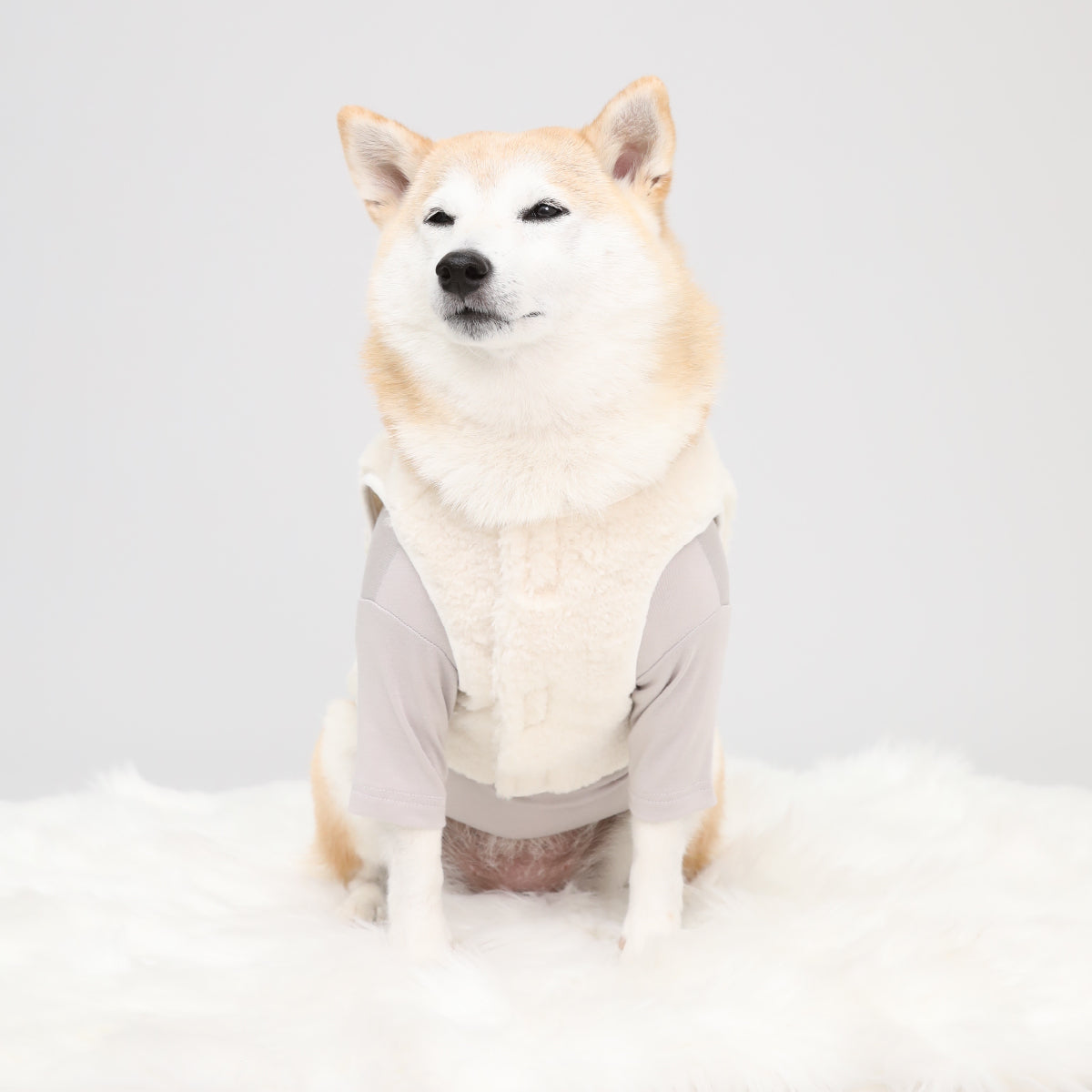 Puff Vest - White