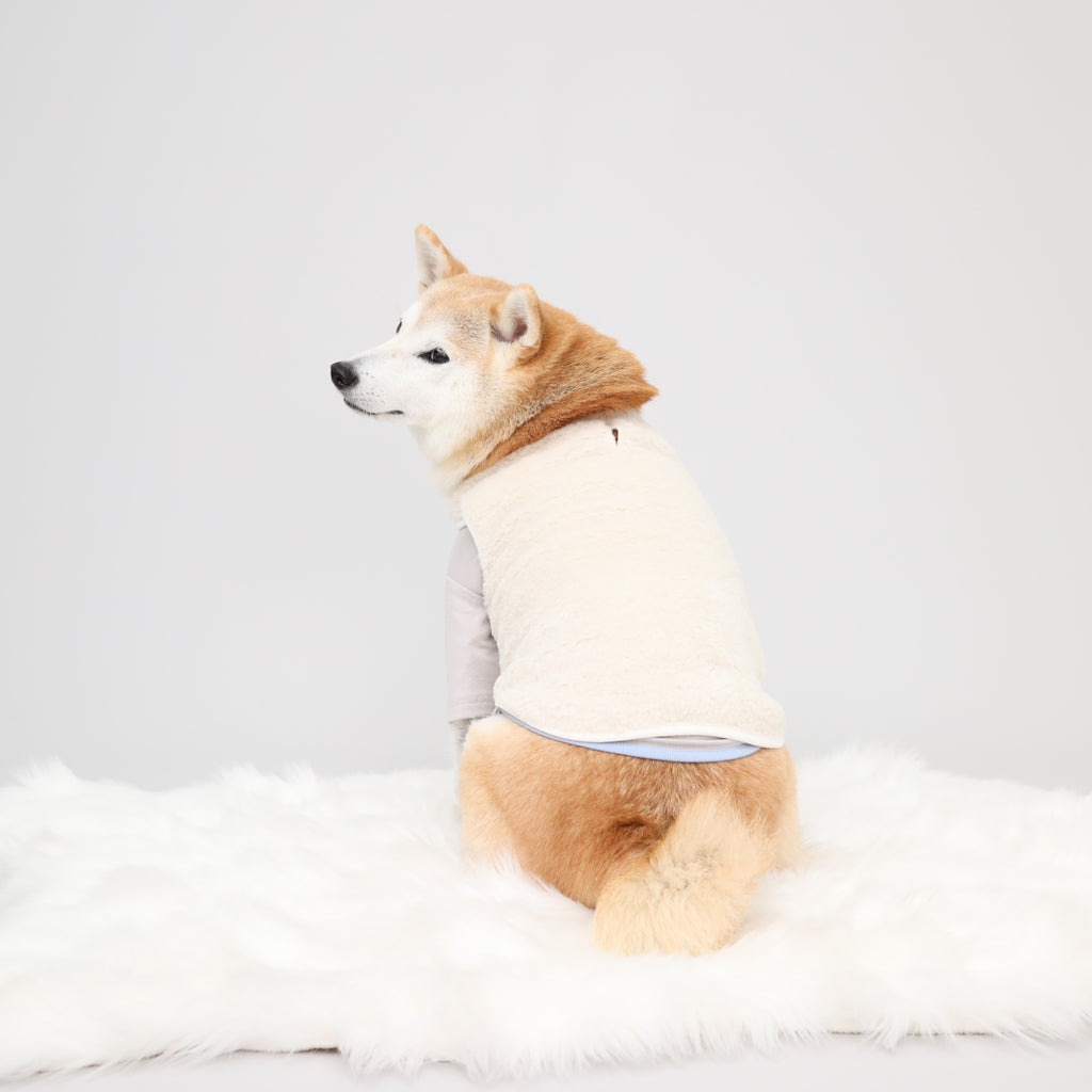 Puff Vest - White