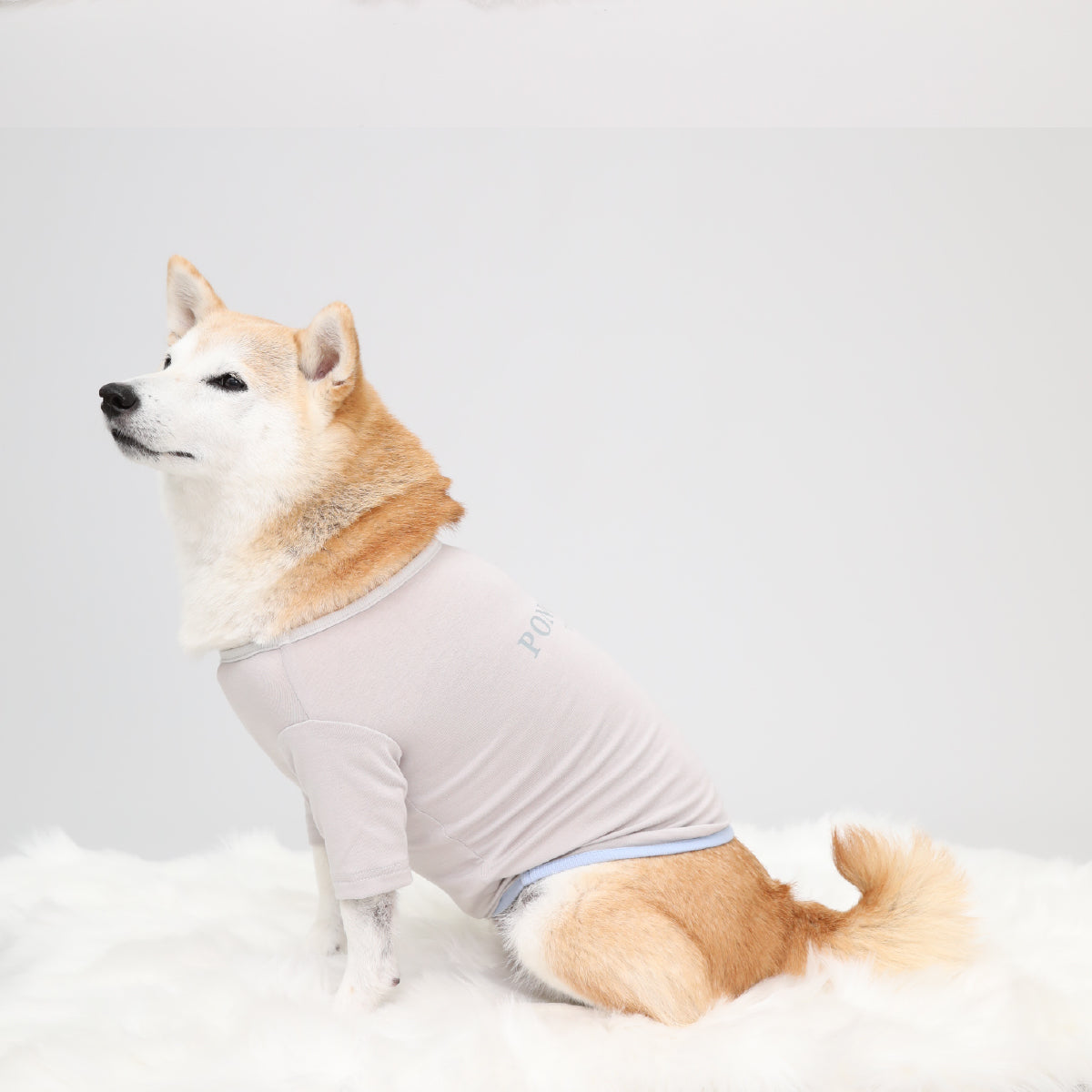 Warm Logo Tee - Light Grey